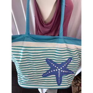 Large Starfish Beach Tote Bag